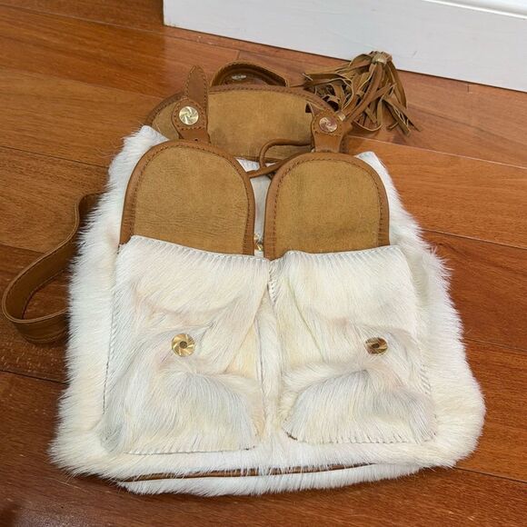 Jaded Gypsy backpack Leopard Print‎ and White Fur Women\'s Backpack main image 12